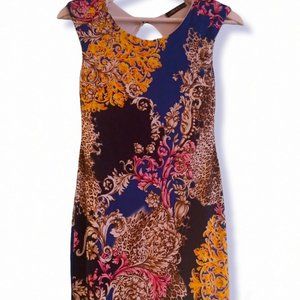 1960 Vintage Pattern, All Occasion, Multicolored Dress, Size S